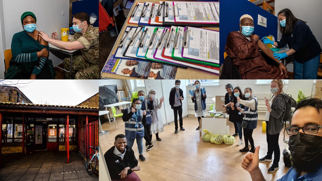 Over 520 people got COVID19 vaccines last week in Lambeth Walk in