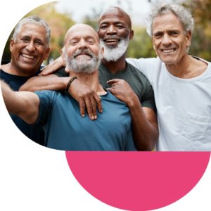 Group of middle aged men