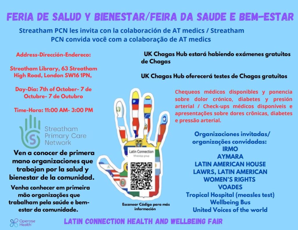 Health and Wellbeing Fair for Lambeth's Latin Community Lambeth Together