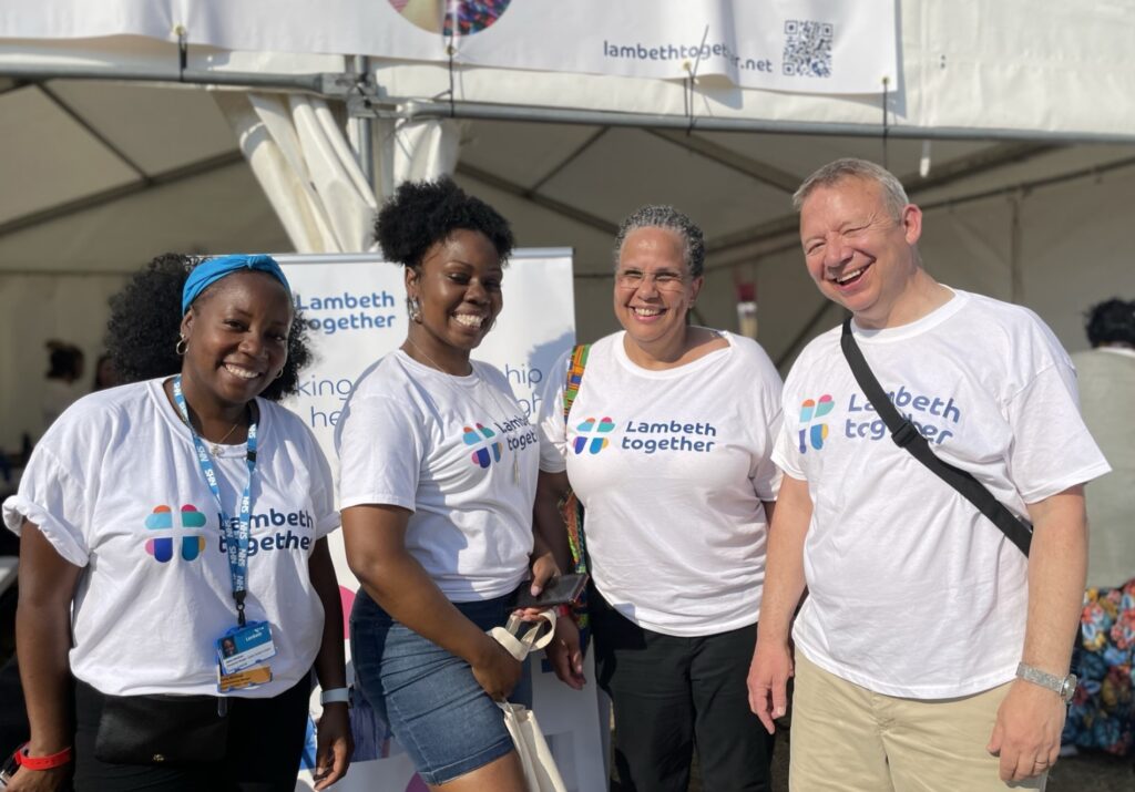 Members of the Lambeth Together team at Lambeth Country Show Summer 2023