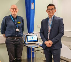 Guy's and St Thomas' clinicians with the Fibroscan