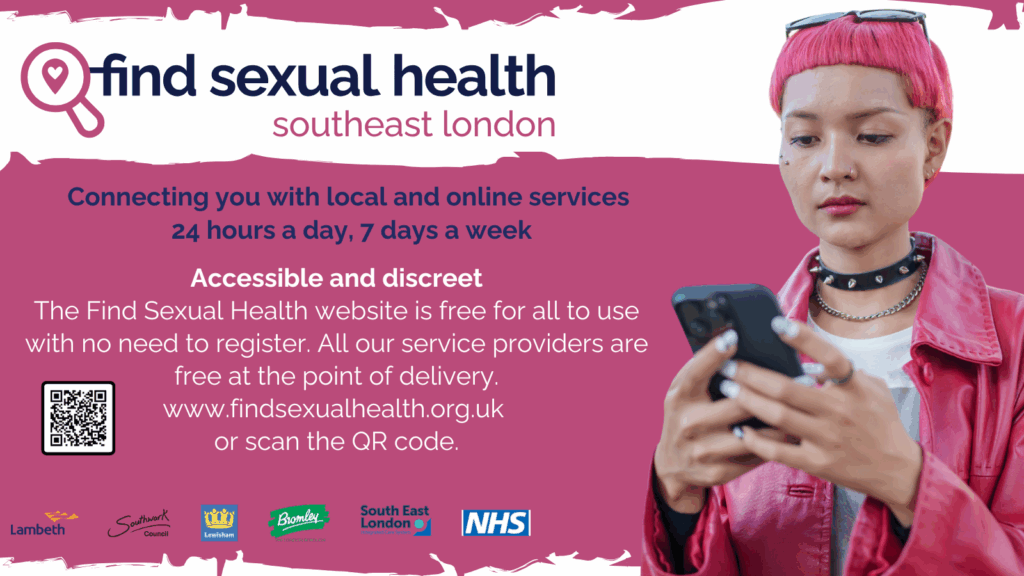 Find sexual health website - free and discreet