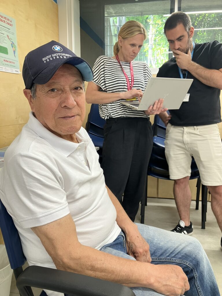 Portrait of Oscar, a local resident in attendance at the IRMO Live Longer Better event.