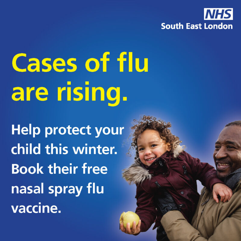 Image for the Tweet beginning: Protect your child against flu