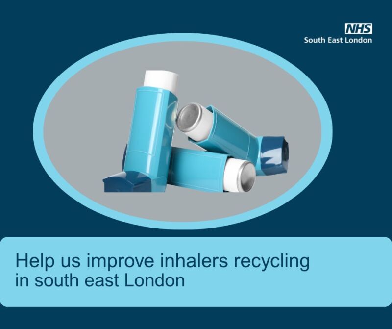 Image for the Tweet beginning: Help improve inhaler recycling in