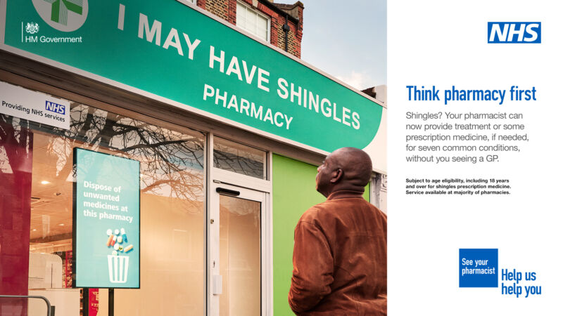 Image for the Tweet beginning: Think you might have shingles?

Your