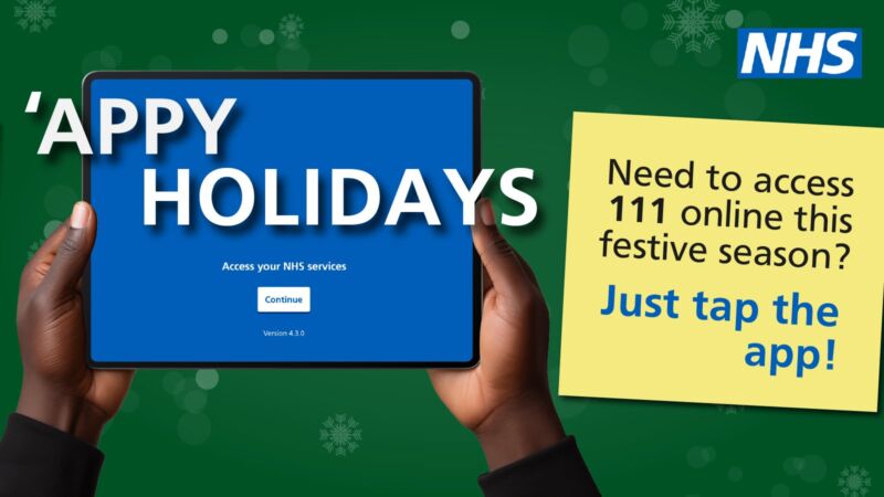 Image for the Tweet beginning: #AppyHolidays!

If you need care over
