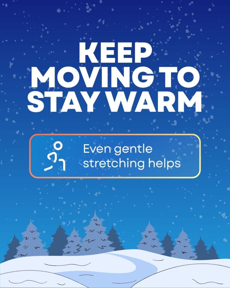 Image for the Tweet beginning: Keeping active helps you stay